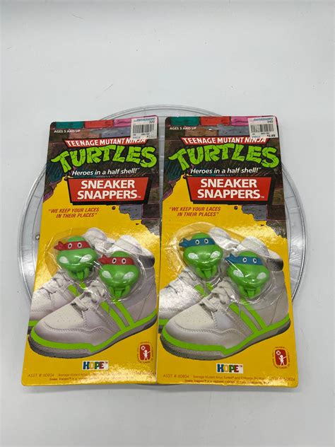 Rare Vintage Teenage Mutant Ninja Turtles Raphael And Leonardo Sneaker