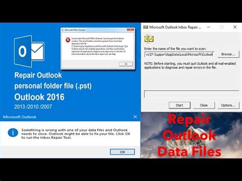 How To Fix Corrupt Outlook Data File Repair Outlook Data Files Pst