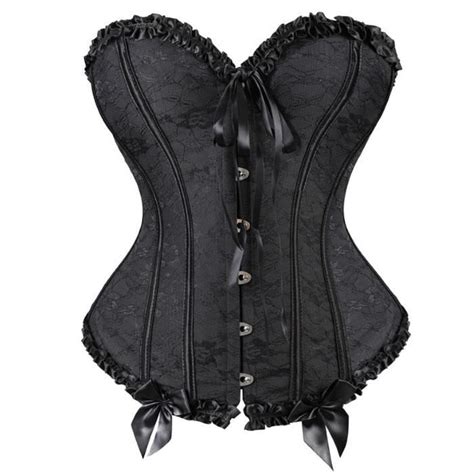 Corset Surbuste En Dentelle Florale Pour Femme Lingerie Sexy Serre