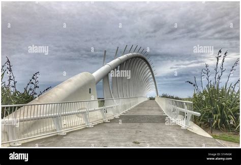 Te Rewa Rewa Bridge Taranaki New Zealand Stock Photo Alamy