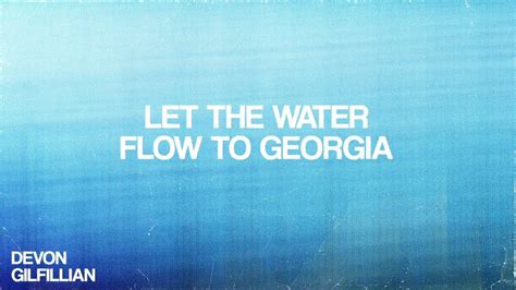 Devon Gilfillian Let The Water Flow Official Lyric Video YouTube