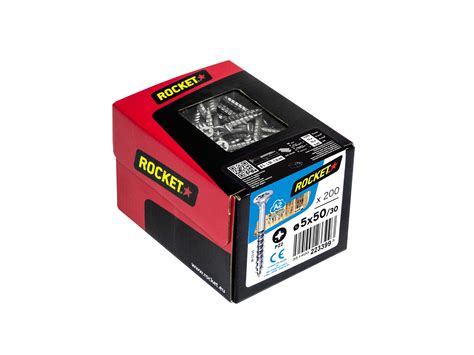 Rocket Vis Bois Et Agglo Pozi Acier Inoxydable A Boite Carton