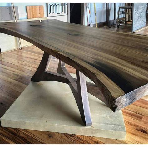 Wood Slab Table - affordmyhome