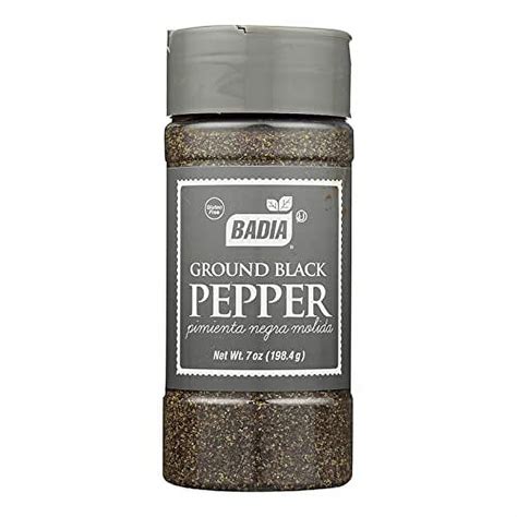 Badia Ground Black Pepper Spice Ounce Per Case Walmart