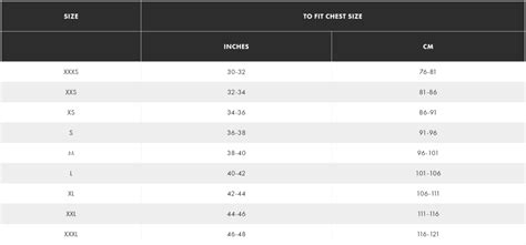 The Ultimate Size Chart Guide And Finding Your Fit