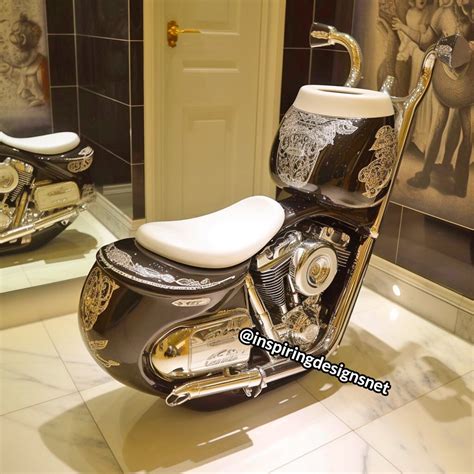 Harley Davidson Inspired Toilets The Ultimate Throne For Motorcycle