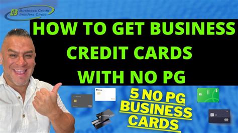 How To Get Business Credit Cards With No Pg 5 No Pg Business Credit Cards Business Credit