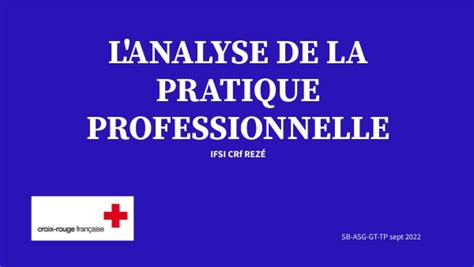 L Analyse De Pratique Professionnelle