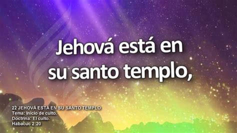 Jehova Esta En Su Santo Templo