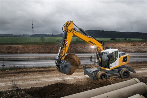 Liebherr A Litronic Heavy Lift Bagger Technische Daten