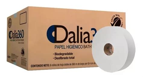 6 Pz Papel Higiénico Jumbo Dalia Doble Hoja Facturamos Full Mercadolibre