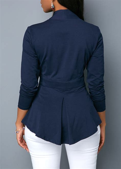 Navy Blue Blouse