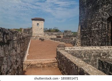 Castillo De San Felipe Spanish Colonial Stock Photo