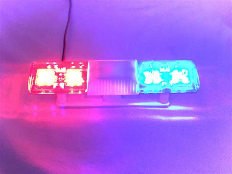 flashing LED police lights, RC police lights, cop lights, police decals