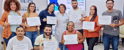 Turma Do M S De Junho De Do Curso Suporte B Sico Vida Em