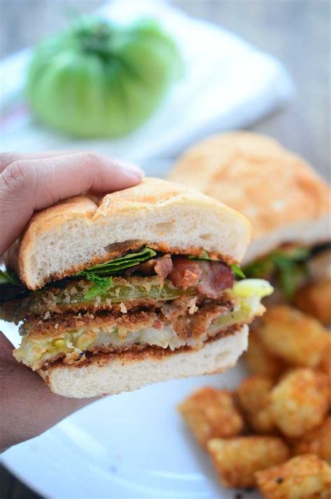 Fried Green Tomato Blt Sandwich Life S Ambrosia