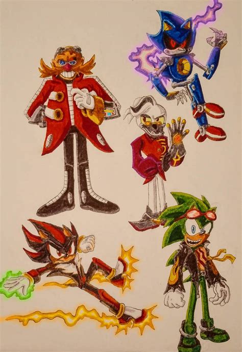 AU Sonic Villains by MightyPenguin7 on DeviantArt