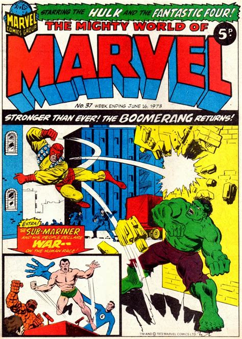 Crivens Comics Stuff Part Fifteen Of The Mighty World Of Marvel