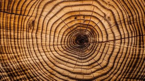 Cross Section Of Natural Wood Texture Perfect Background For Your