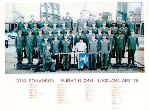 1970 79 Lackland Afb Tx 1975 Lackland Afb Squadron 3710 Flight G 040 The Military Yearbook