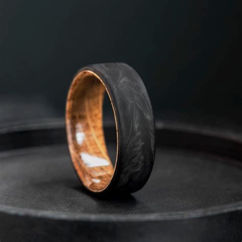 Forged Carbon Fiber Mens Wedding Band Napoleon Atwood