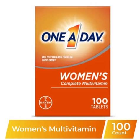 One A Day® Womens Complete Multivitamin Tablets 100 Ct King Soopers