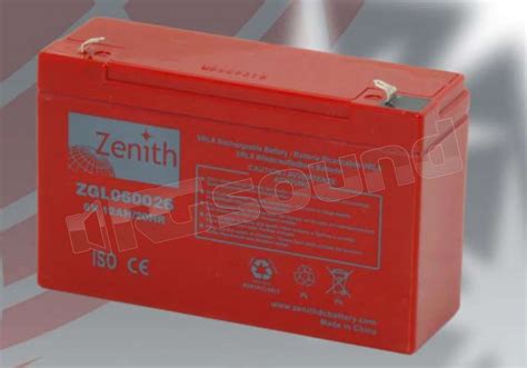 Zenith ZGL060026 Batteria Sigillata AGM Batterie Per Avviamento E Se