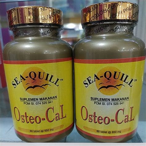 Jual Osteo Cal Sea Quill Isi Tablet Shopee Indonesia