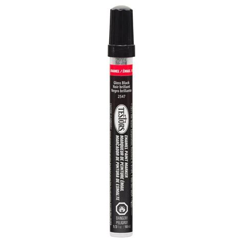 Testors Gloss Black Enamel Paint Marker 6 Pack 2547c The Home Depot