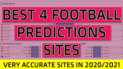 Best 4 Football Predictions Sites In 2020 Youtube