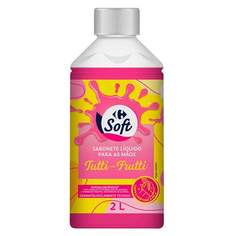 Sabonete Líquido Para As Mãos Carrefour Soft Tutti Frutti 2l Carrefour