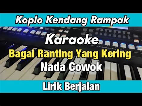 Karaoke Bagai Ranting Yang Kering Nada Cowok Koplo Kendang Rampak