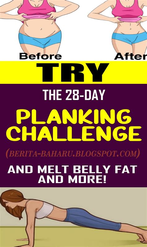 Try The Day Planking Challenge And Melt Belly Fat And More