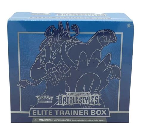 Pokemon TCG Battle Styles Elite Trainer Box Blue New Sealed – Toy Mandala