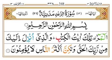 Surah Rad Insights And Spiritual Fortification