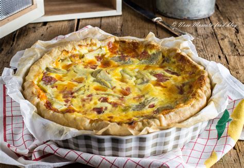 Torta Rustica Ai Carciofi Con Provola E Prosciutto Cotto