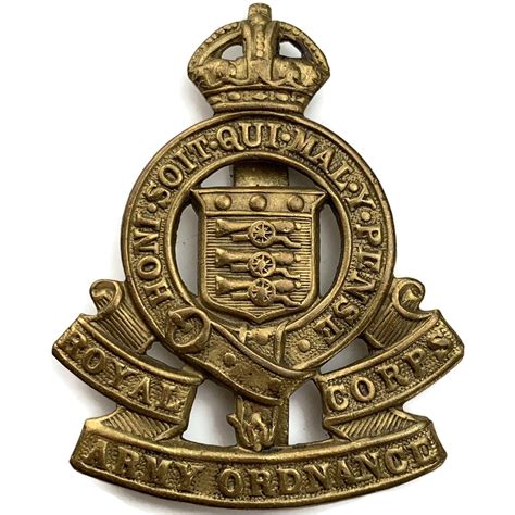 Ww2 Royal Army Ordnance Corps Raoc Cap Badge