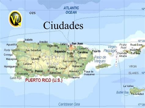 Mapa Politico De Puerto Rico Con Sus Pueblos Mapa Politico De