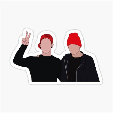 Pegatinas Twenty One Pilots Twenty One Pilots Pegatinas Bonitas Pegatinas