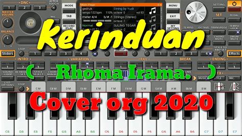 Kerinduan Rhoma Irama Set Dangdut Manual Cover Org Youtube