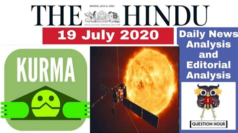 The Hindu News July The Hindu Newspaper Analysis Editorial