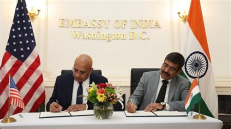 US India Sign Pact For Reciprocal Priority Support To Promote National