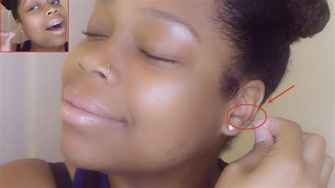 ASMR Earwax Removal With Bobby Pin L Running Water YouTube