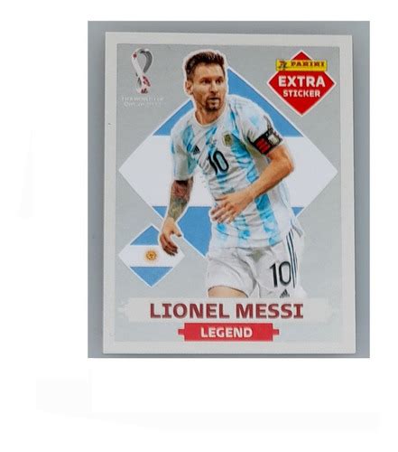 Figurita Qatar Lionel Messi Extra Sticker Legend Bronce Mebuscar