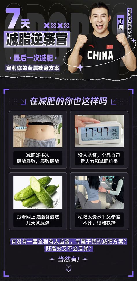 【限时8折】丁鹏：7天瘦身逆袭营【入群营养评估】哔哩哔哩bilibili