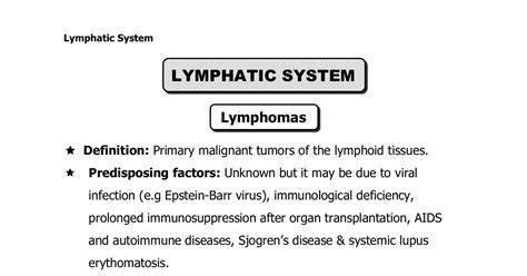 Surgery Of Lymphatic Systemdocx Docdroid