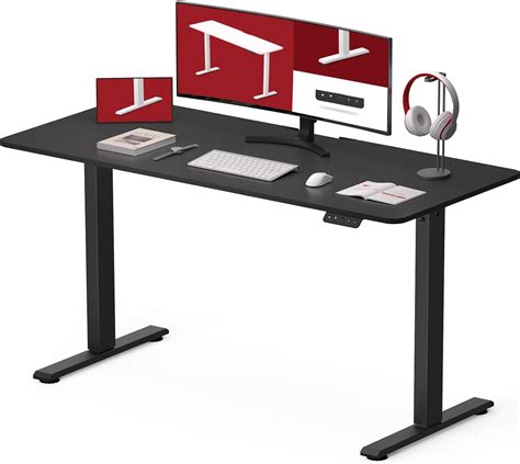 SANODESK QS1 Bureau Assis Debout Électrique 110x60 cm Bureau Debout