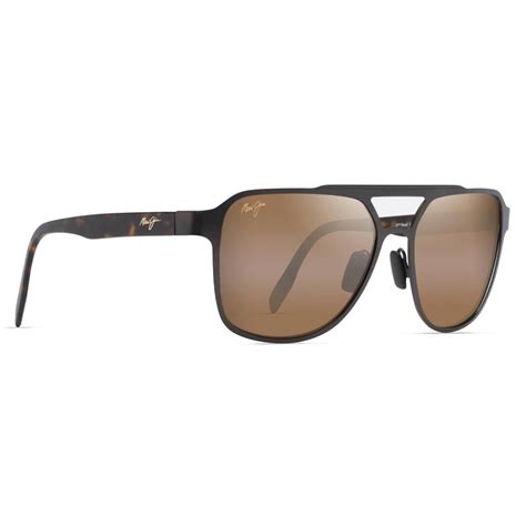 Maui Jim 2nd Reef Chocolate Bronze Polarized Aviator Sunglasses