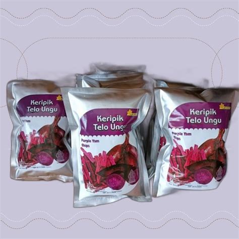 Jual Snack Keripik Buah Telo Ungu Fruits Chips Levina Gram Camilan