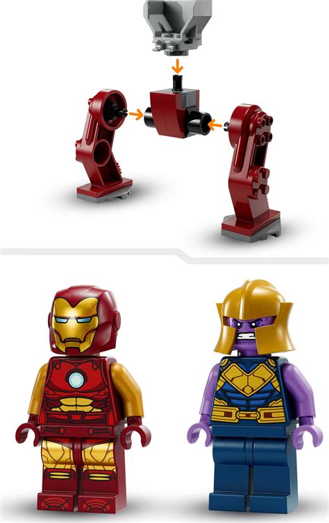 LEGO® Marvel Iron Man Hulkbuster vs. Thanos Set - Tom's Toys